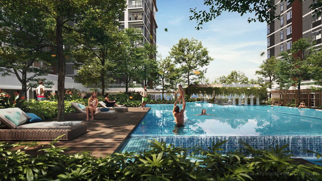 Không gian sống xanh mang lại những giây phút thư giãn tốt nhất cho cư dân