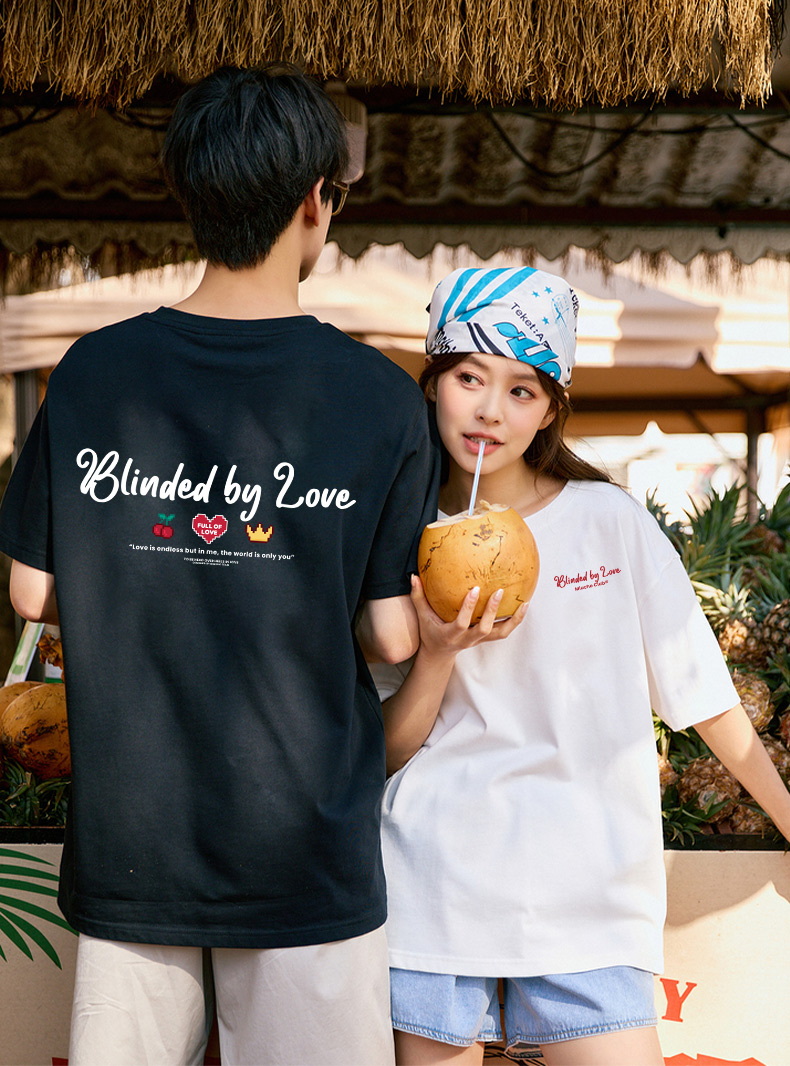 Áo thun cặp nam nữ đôi form rộng vải cotton co giãn thoáng mát ATD1669 Miucho in mix_thumbnail_6