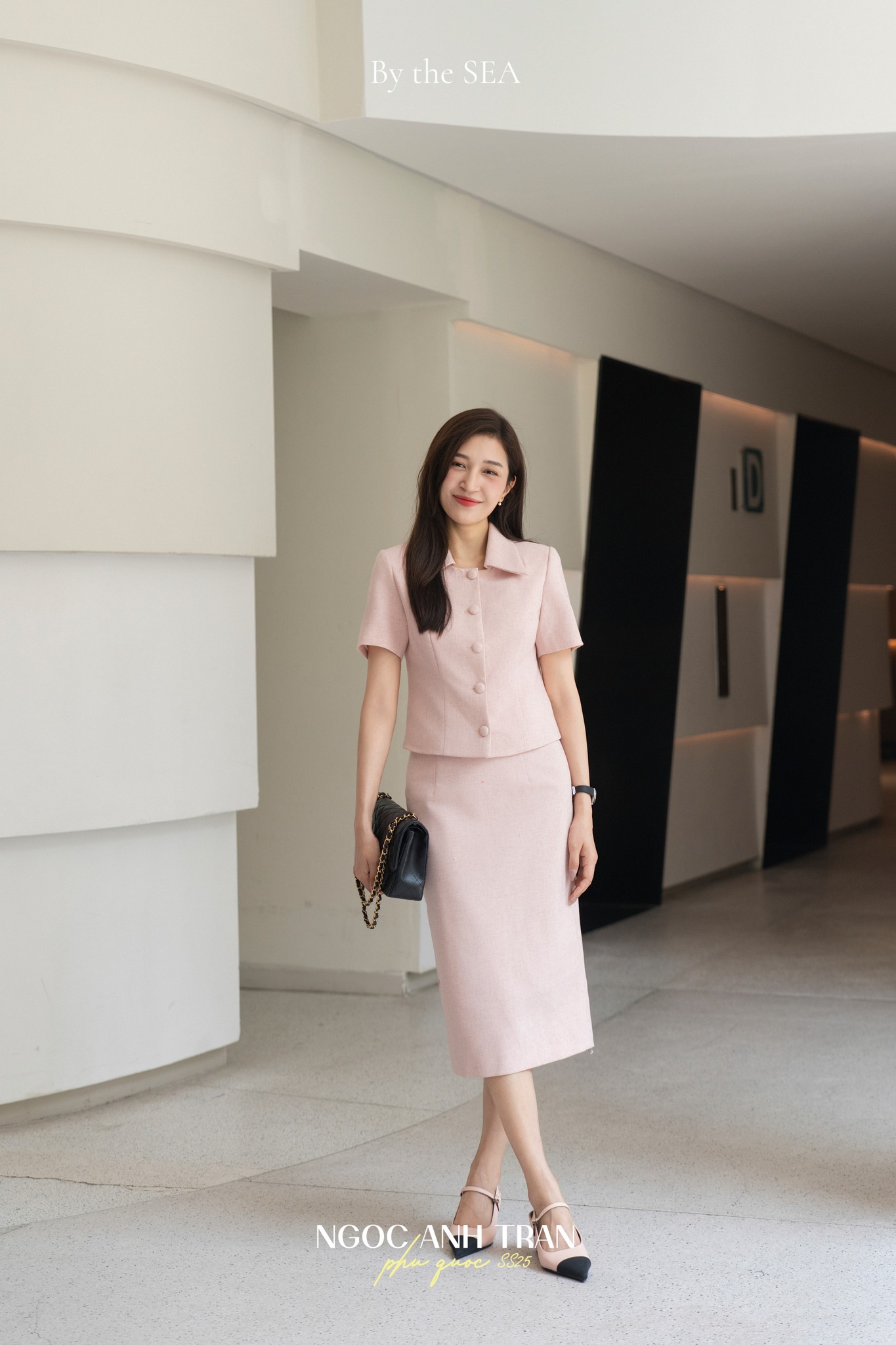 CV159 - Chân váy hồng tiêu