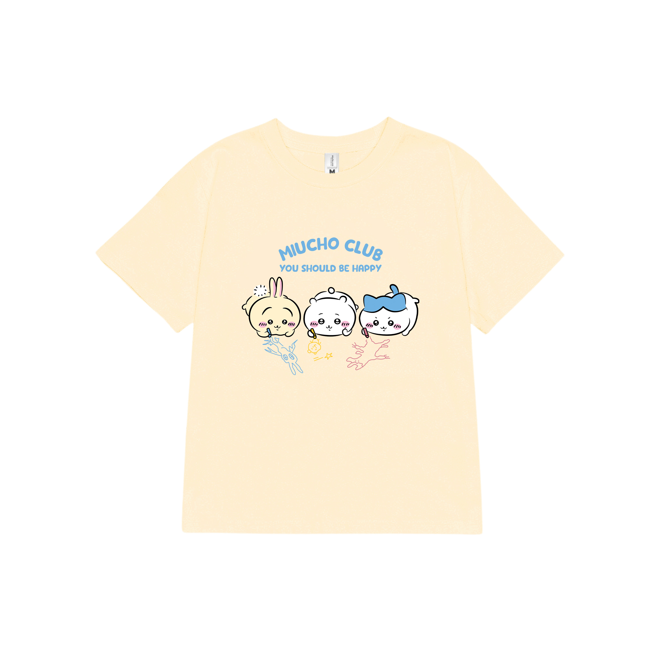 Áo baby tee in hoạt hình dáng yêu form ôm tôn dáng ABD1509 Miuưcho vải cotton thoáng mát cổ tròn in mix