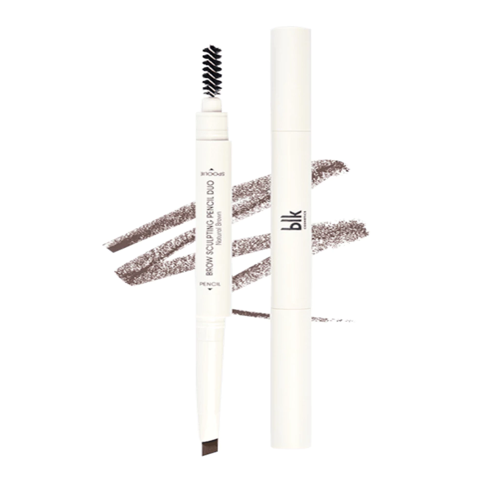 blk cosmetics brow sculpting pencil duo taupe