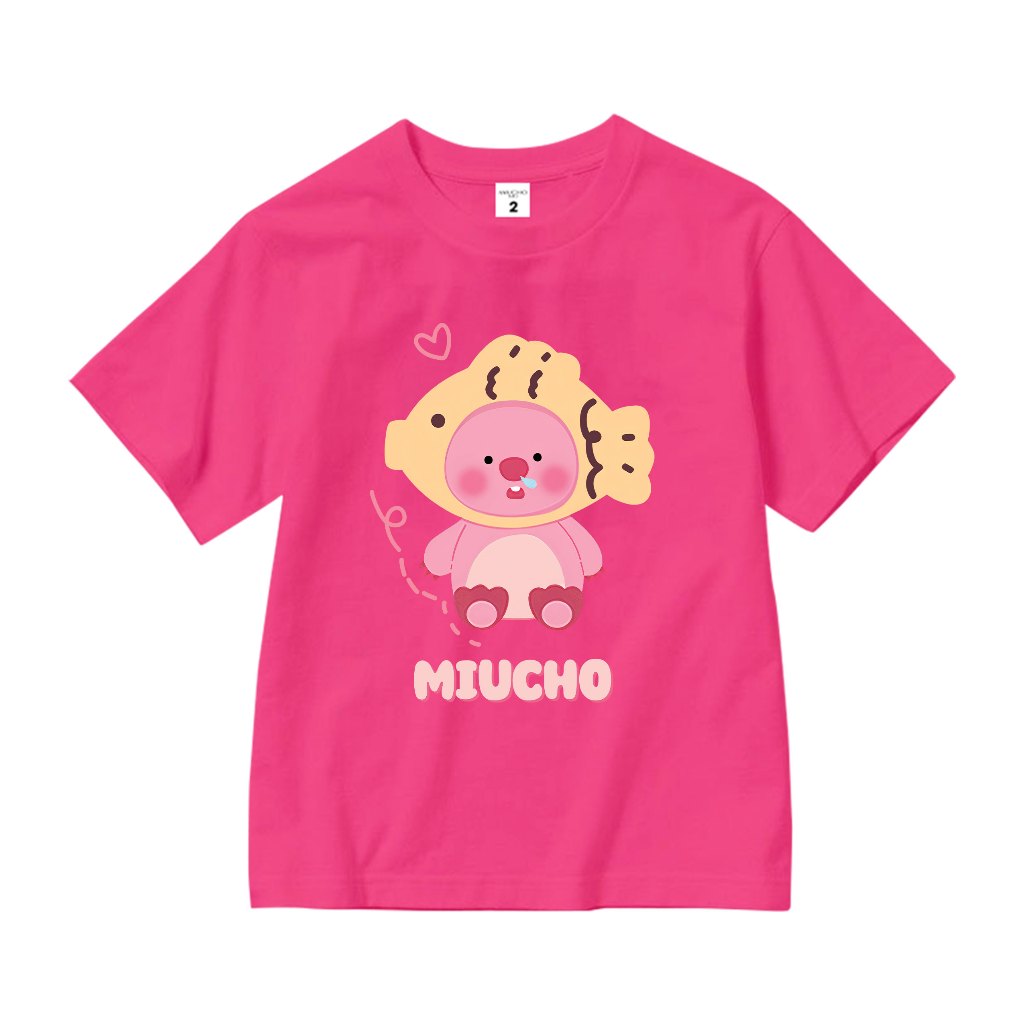 Áo thun Loopy cho bé gái 100% vải cotton thoáng mát basic AED649 Miucho Kid_thumbnail_9
