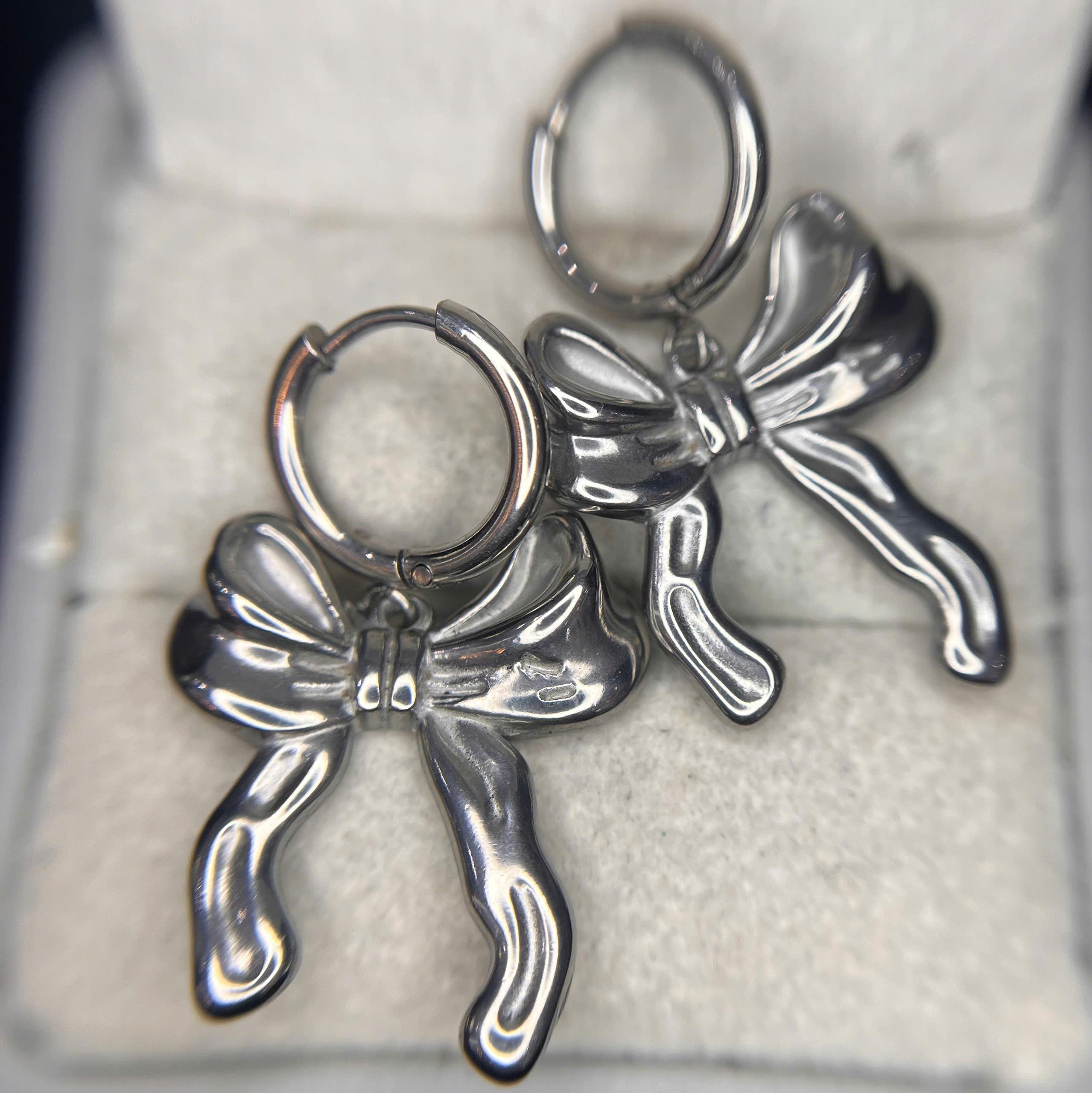 khuyên vòng kiểu nơ dải lụa ruy băng 10mm_thumbnail_1