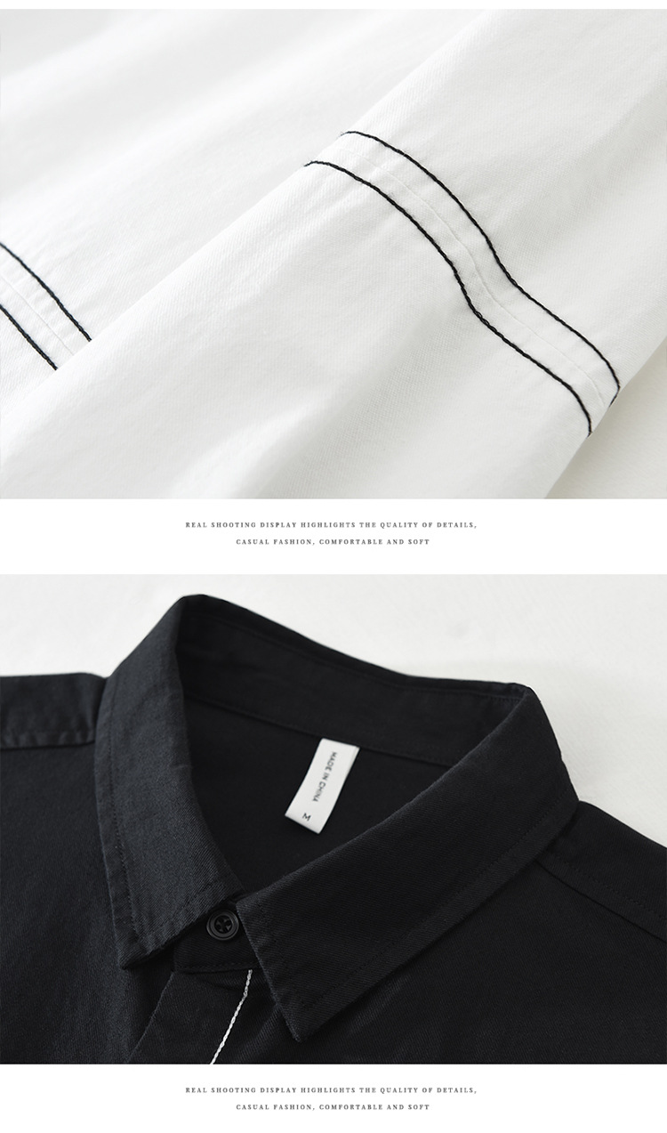 Áo Sơ Mi Nam Dài Tay Nhật Bản – Thiết Kế Đơn Giản, Thoáng Mát, Dáng Rộng Thời Trang