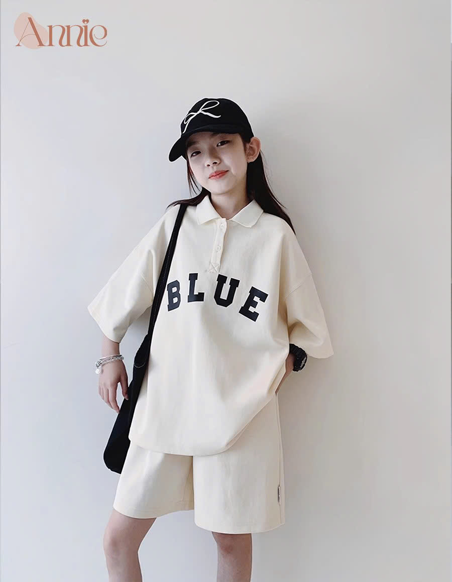 Bộ polo bé gái in chữ Blue BD25017_thumbnail_1