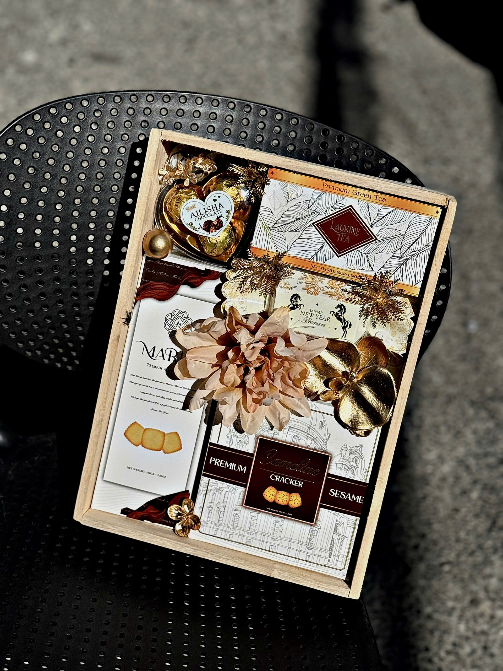 Quà Tết hộp gỗ sang trọng