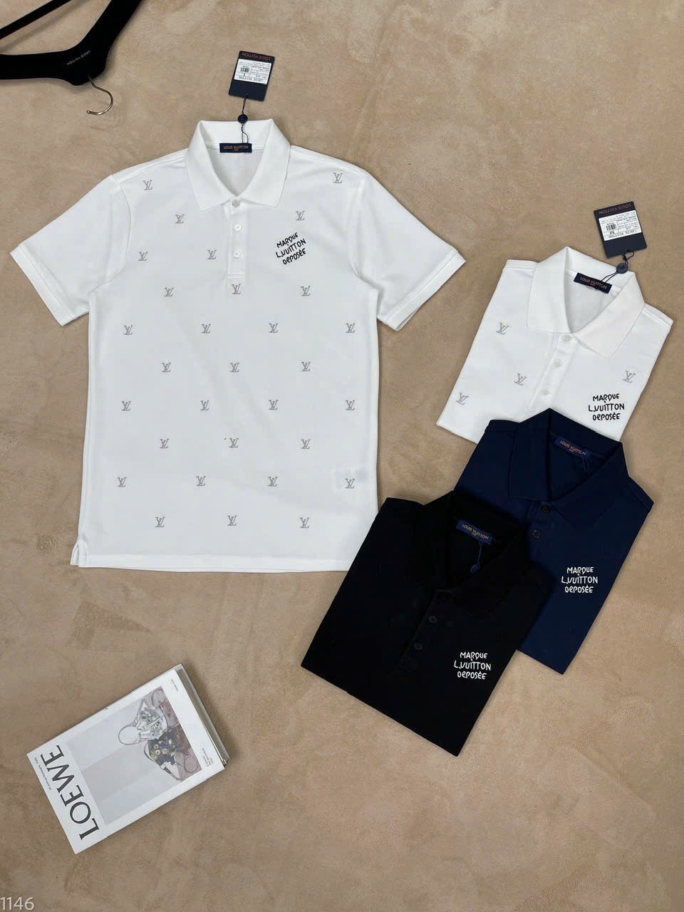 POLO LV THÊU HỌA TIẾT P146