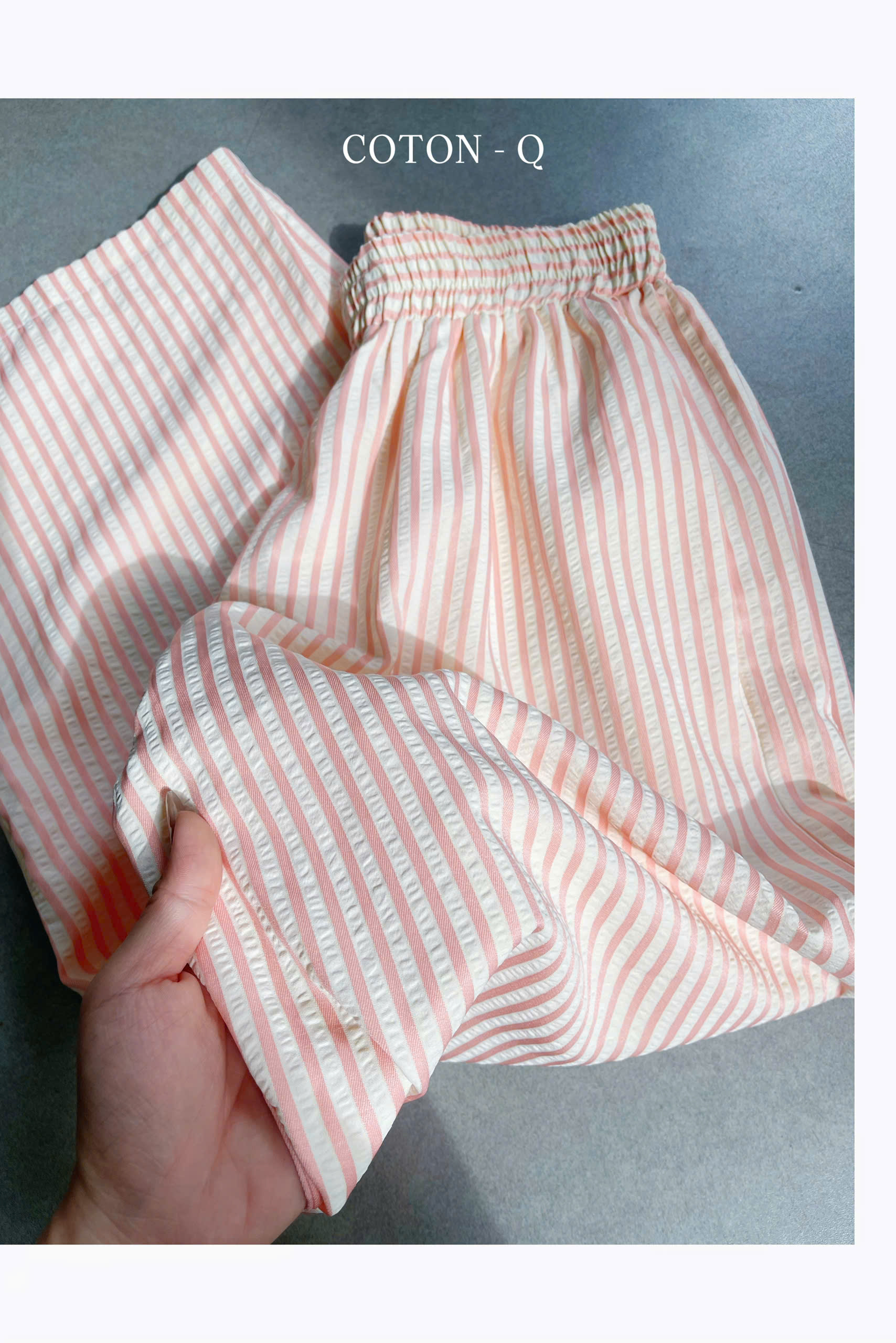 Quần dài phối sọc lưng thun ( HỒNG )_thumbnail_9