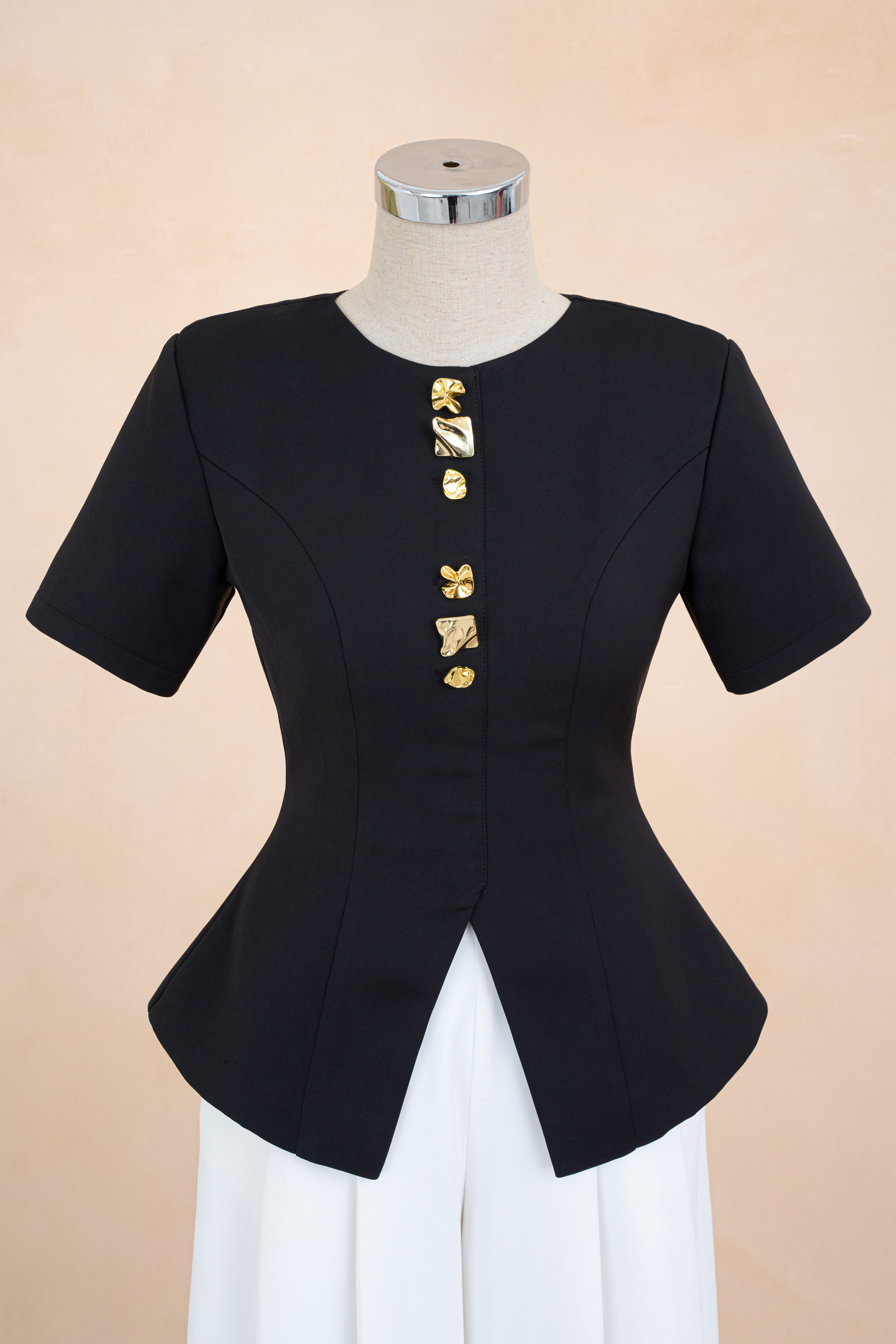 Áo PL Cổ Tròn Khuy Vàng_thumbnail_0