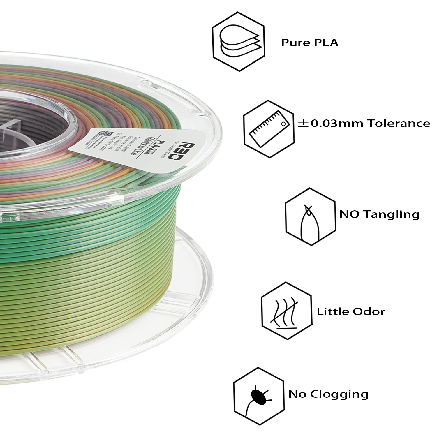 R3D PLA Silk [Rainbow 1] 1kg_thumbnail_5
