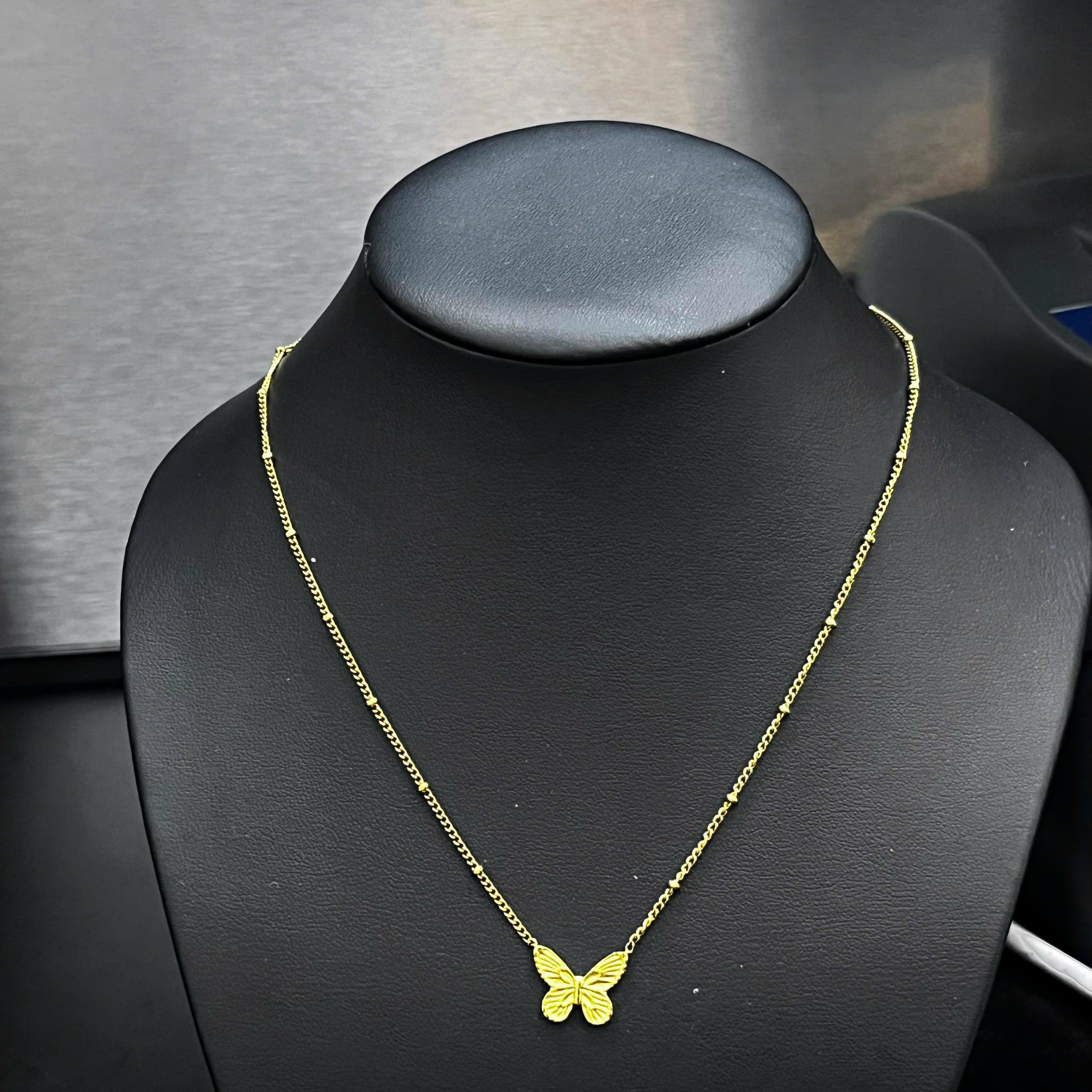 vòng cổ con bướm titan màu vàng._thumbnail_3