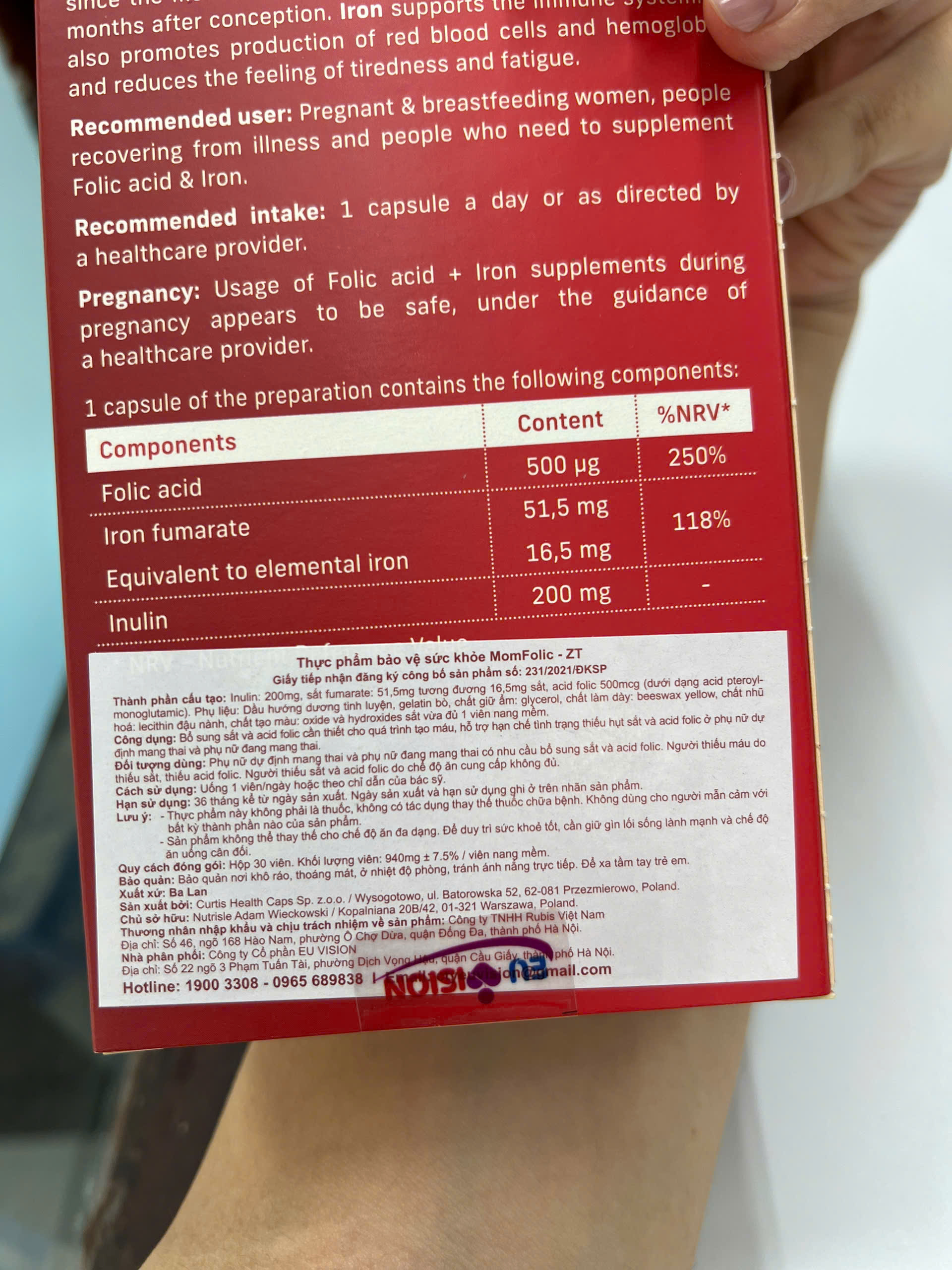 MOMFOLIC-ZT Bổ sung sắt và acid folic, hỗ trợ tạo máu và giảm thiếu máu_thumbnail_2