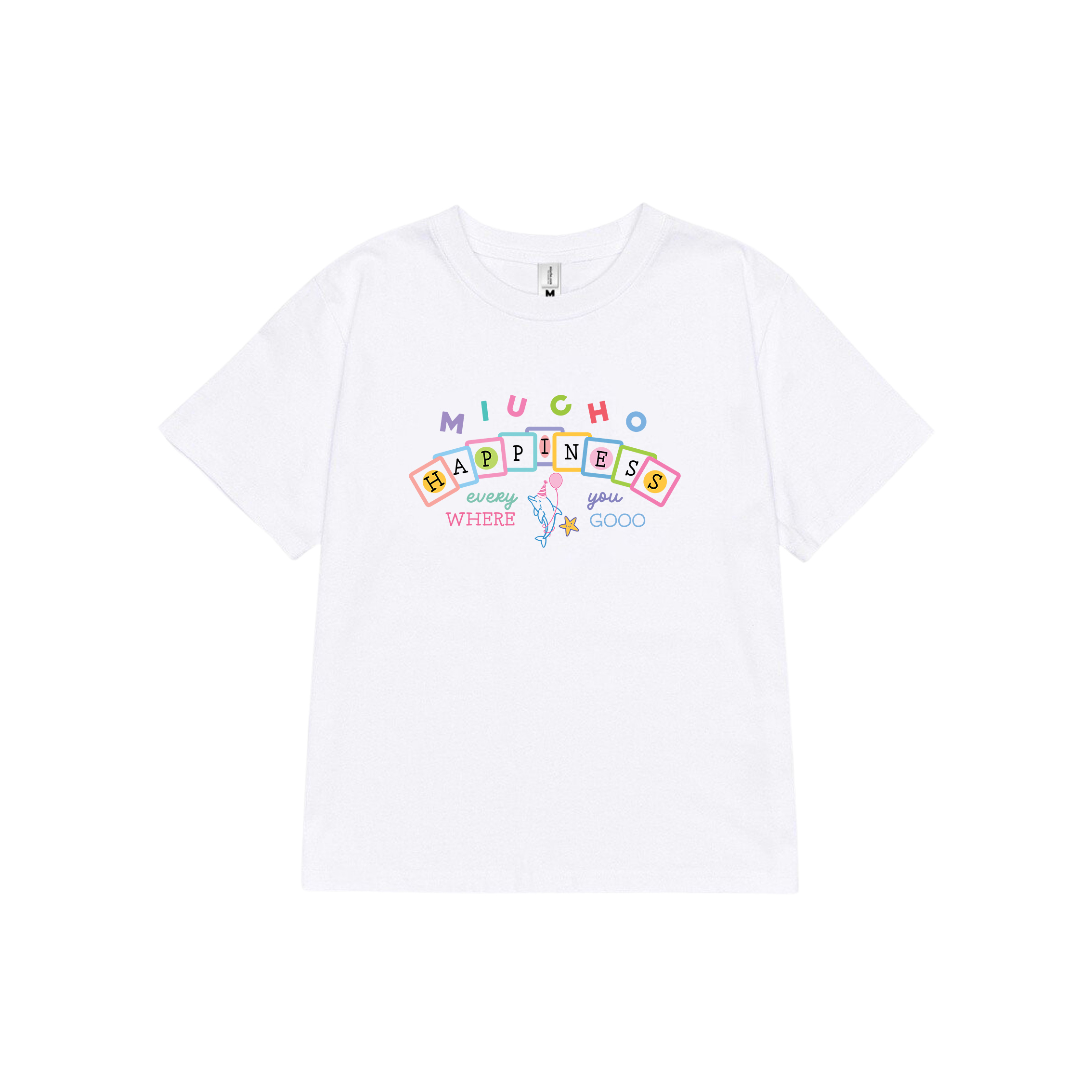 Áo baby tee ôm body 2215 Miucho cổ tròn vải cotton 4c co giãn thoáng mát in mix_thumbnail_6