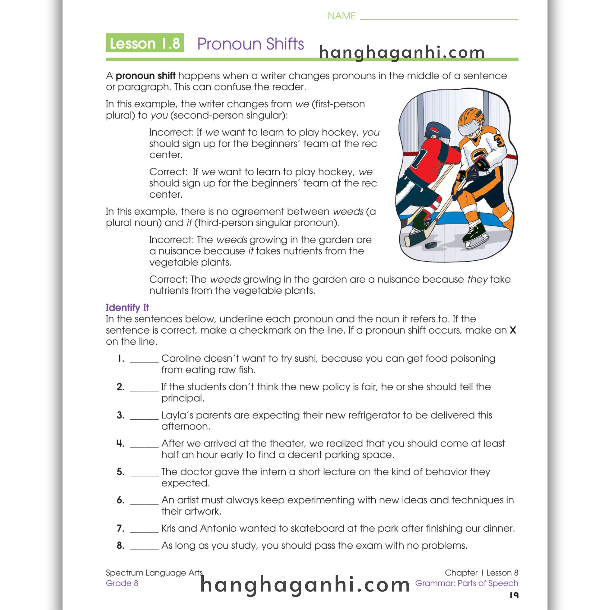 Sách Spectrum Language Arts Workbook Grade 8_thumbnail_14