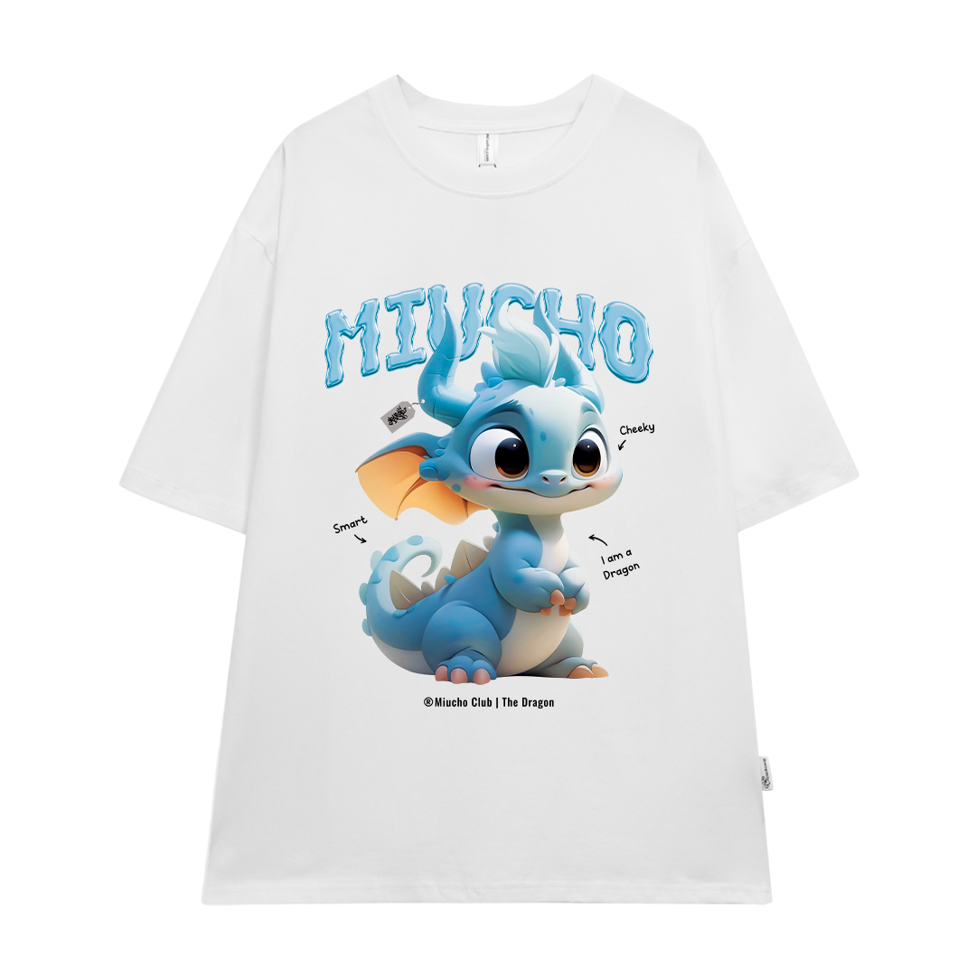 Áo thun form rộng 12 con giáp tuổi Thìn ATD1241 Miucho tay ngắn cổ tròn in mix_thumbnail_0