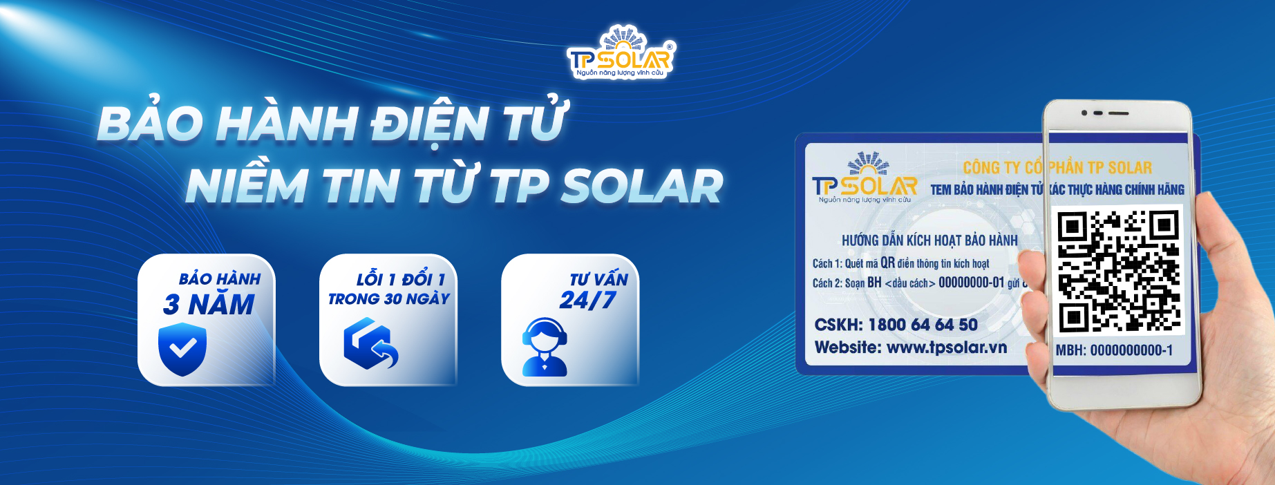 Pin Mono có thay được không? Chính sách bảo hành 3 năm của đèn năng lượng mặt trời TP Solar