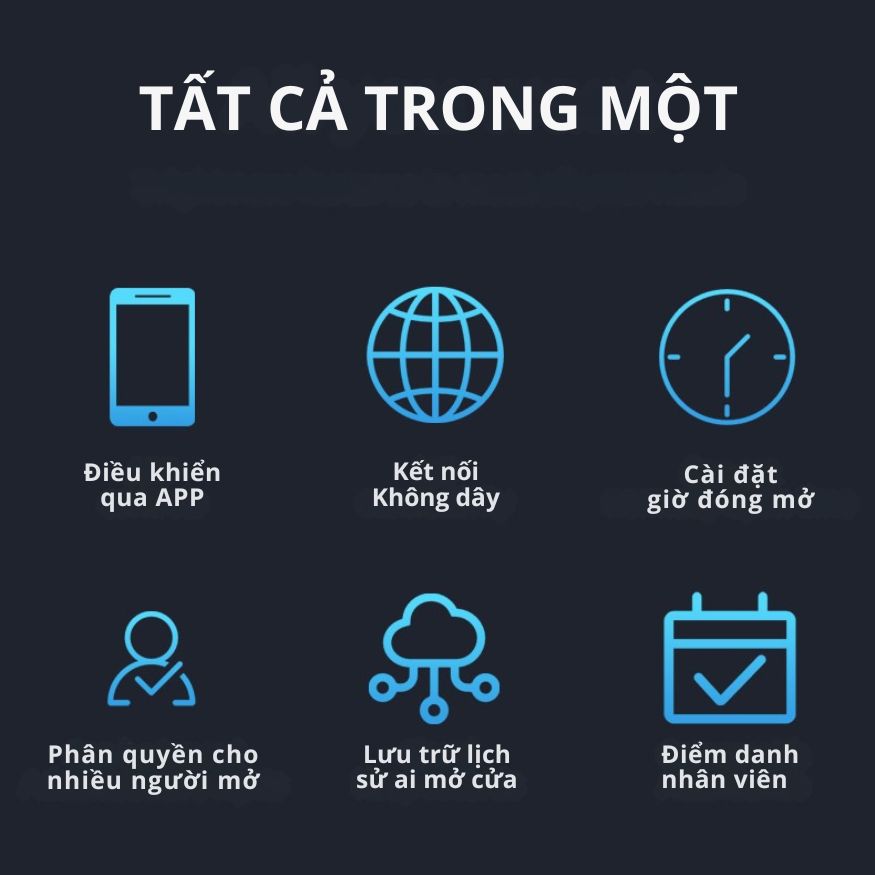 Khóa Cửa Thông Minh Kachi MK45 cho cửa không có khung như cửa kính, cửa gỗ trượt – Mở Khóa App + Vân tay + Chìa khóa + Thẻ từ + Mã số_thumbnail_3