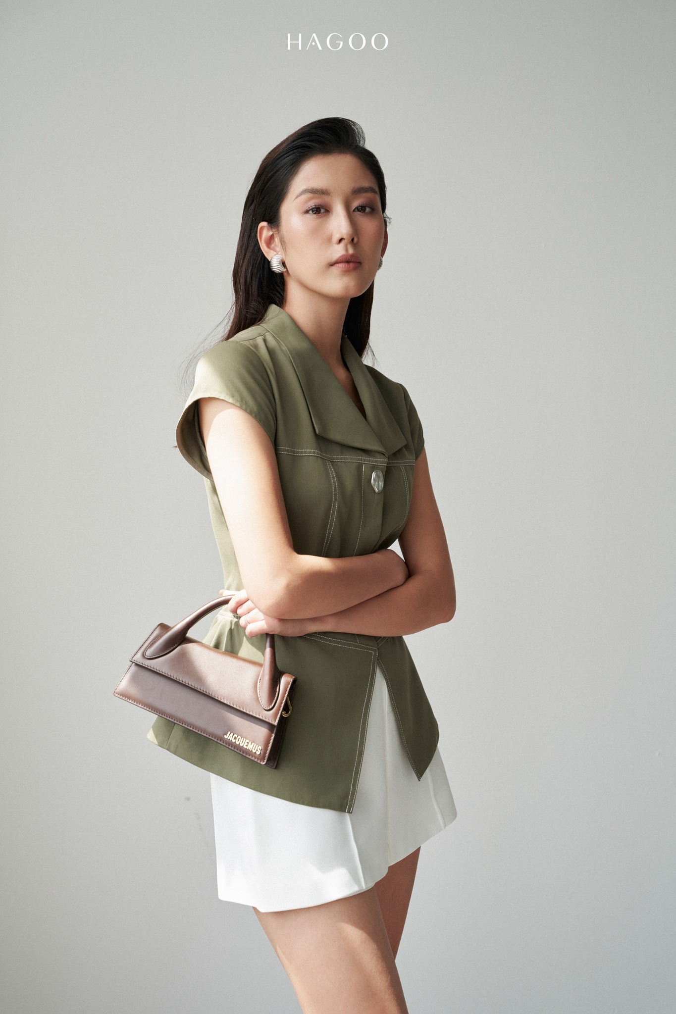 Áo kaki rêu HAGOO_thumbnail_4