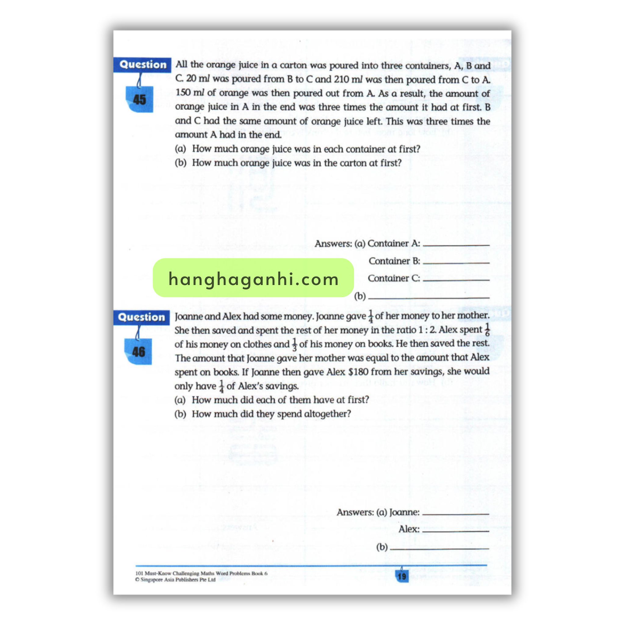 [Sách] 101 Must- Know Challenging Maths Word Problems Book 6_thumbnail_9