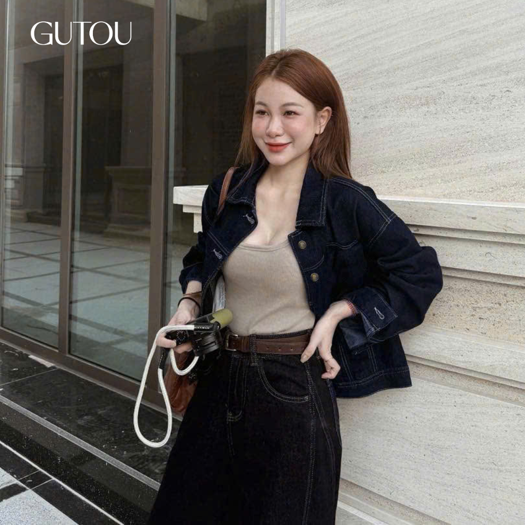 [ GUTOU ] Áo Khoác Jean Classic Jacket_thumbnail_3