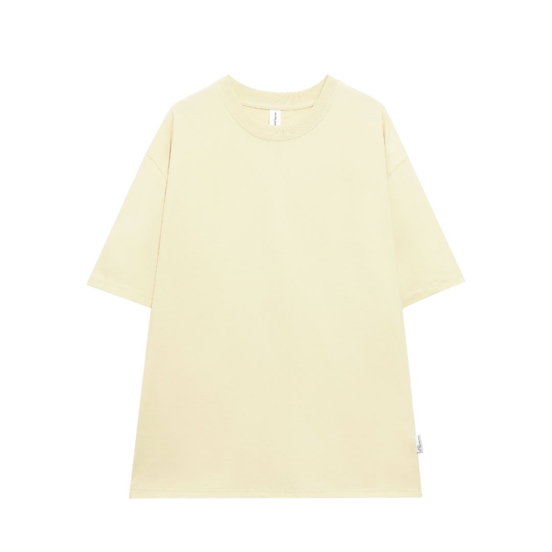 Áo thun trơn form rộng ATT01 Miucho vải cotton cổ tròn in basic Top Trắng_thumbnail_27