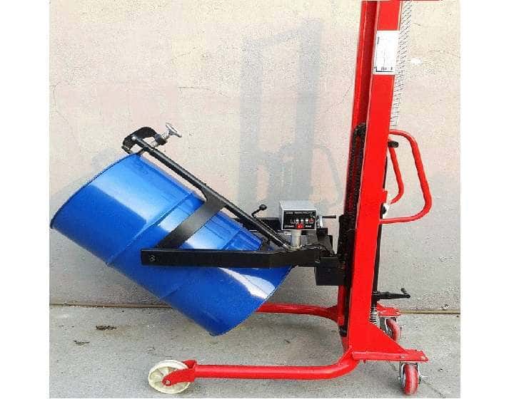  Xe nâng quay đổi thùng phi