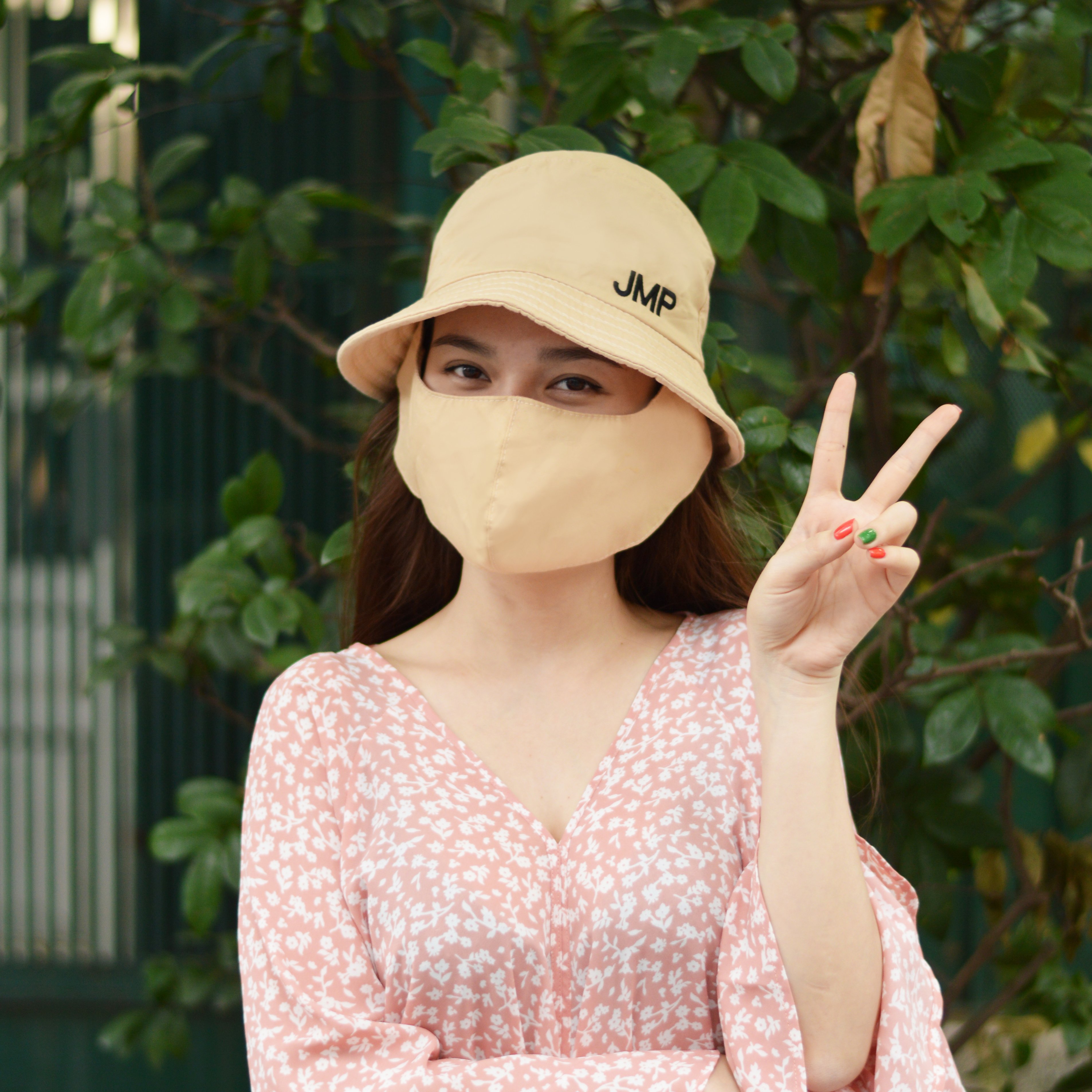 Nón Khẩu trang Kaki N16