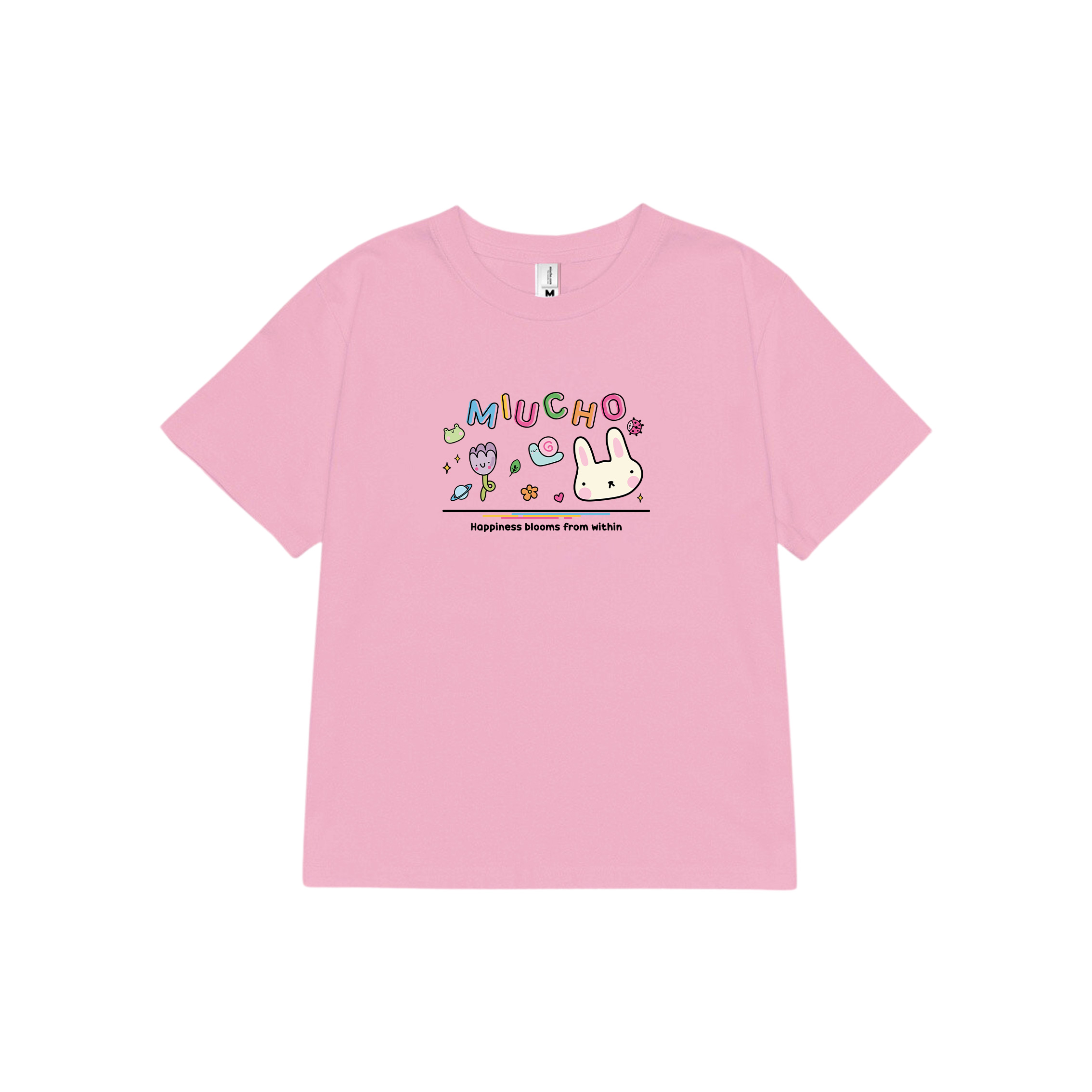 Áo baby tee ôm chất vải cotton co giãn 4 chiều thoáng mát ABD1691 Miucho in mix