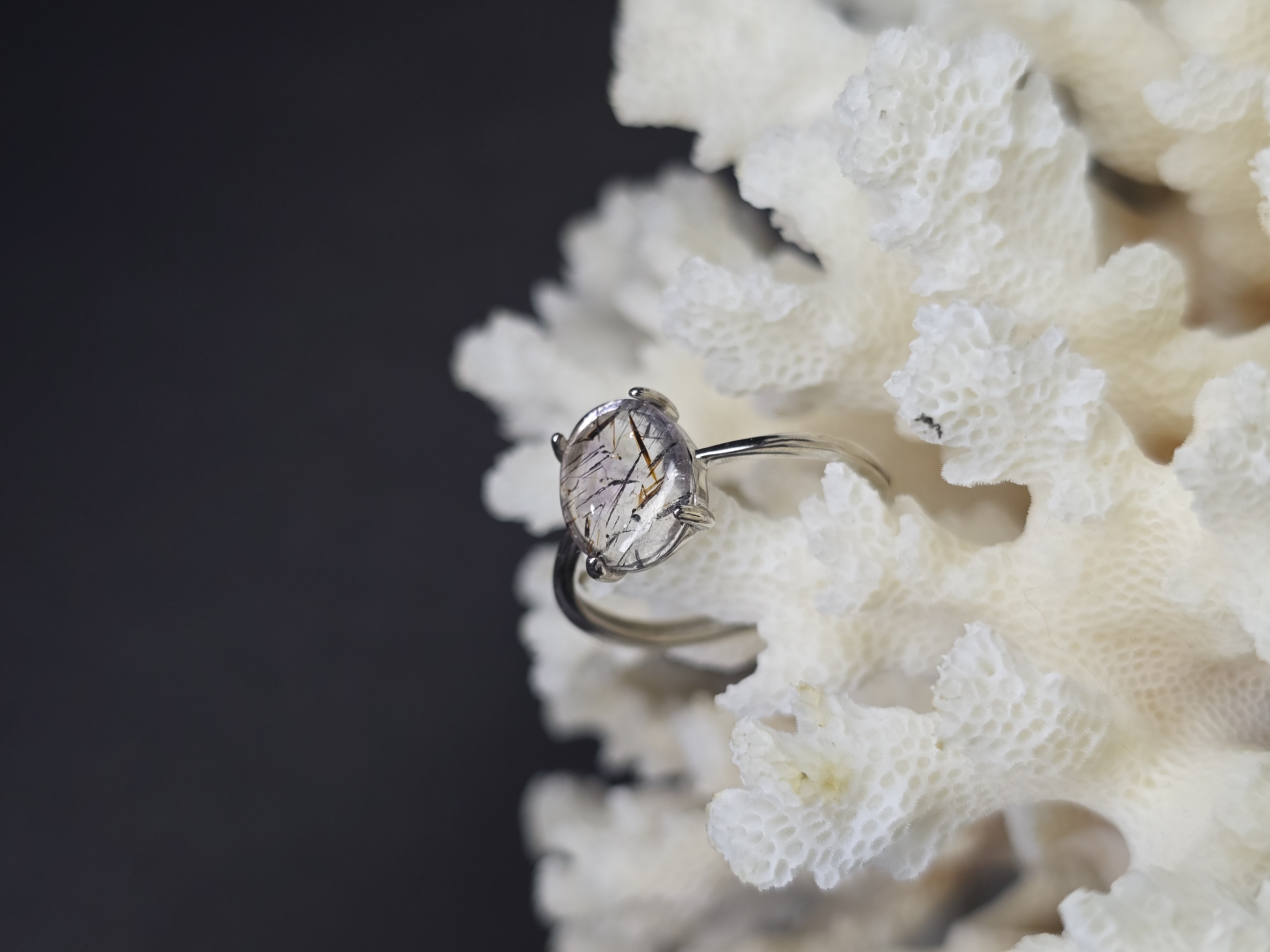 Nhẫn Đá Super 7 Khung Bạc S925 Freesize_thumbnail_5