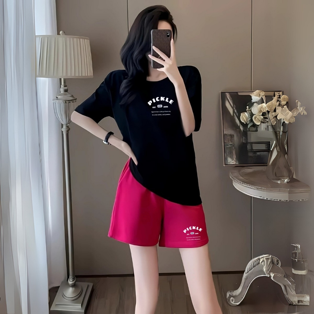 [Form rộng] Đồ bộ nữ mùa hè in hình Pickle - Set đồ nữ LOZA BP429_thumbnail_3