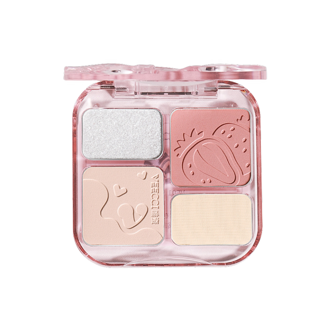 [VEECCI] Bảng phấn mắt má highlight Veecci 4 ô 9g