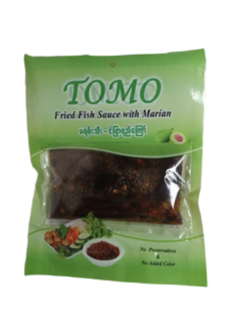 TOMO မရမ်းသီး  ငံပြာရည်ကြော်