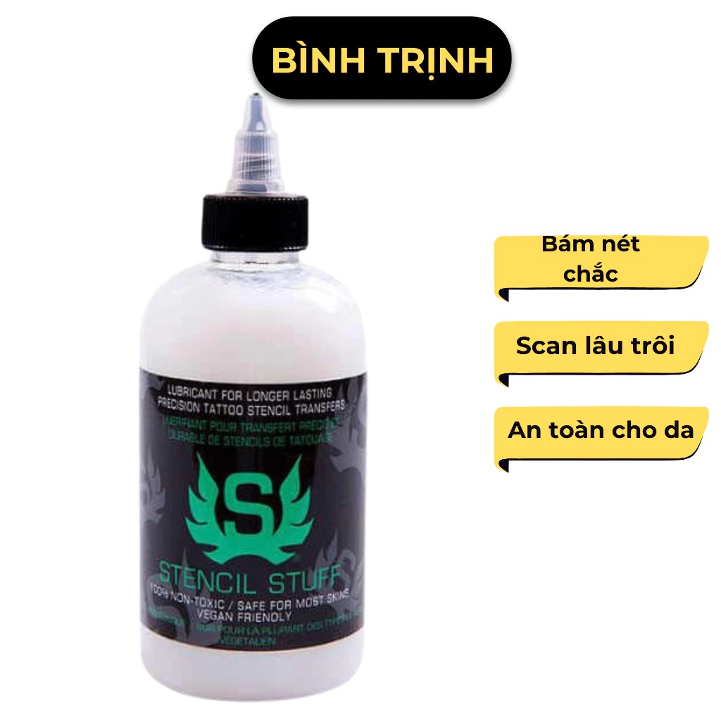 Gel Scan Hình Xăm Stencil Stuff – Gel In Hình Giá Rẻ, Dễ Dùng Cho Người Mới Học Xăm