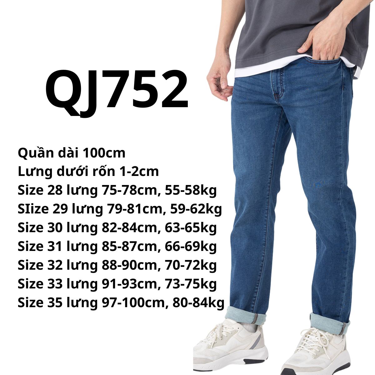 QJ752- QUẦN JEANS NAM NET
