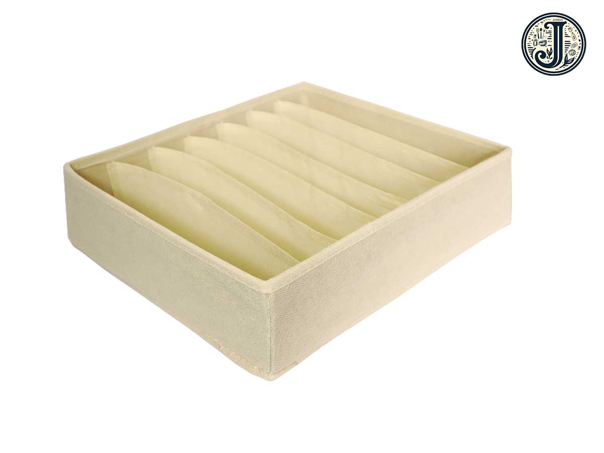 Combo 3 Hộp đựng đồ lót nhiều ngăn, kháng nước J06 kem_thumbnail_2