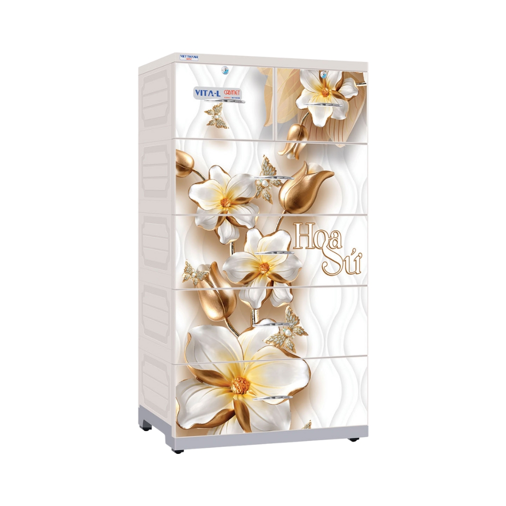 TỦ VITA L HOA SỨ 3D