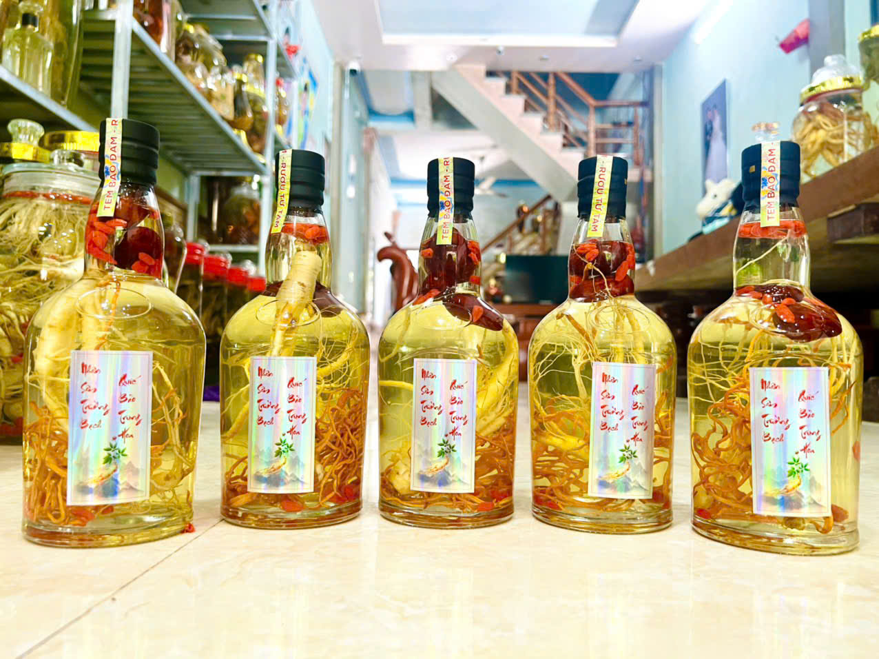 SÂM TRƯỜNG BẠCH COMBO 5 CHAI (LIÊN HỆ BÁO GIÁ)