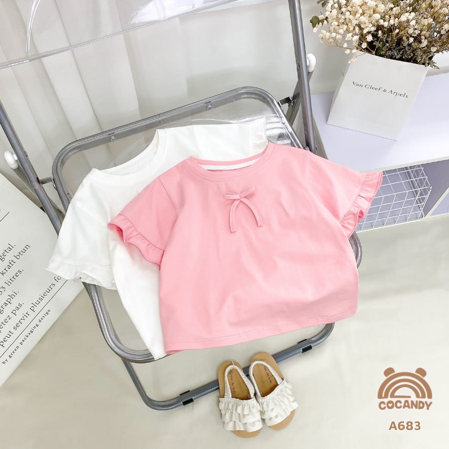 Áo cộc HỒNG tay bèo có nơ_thumbnail_2