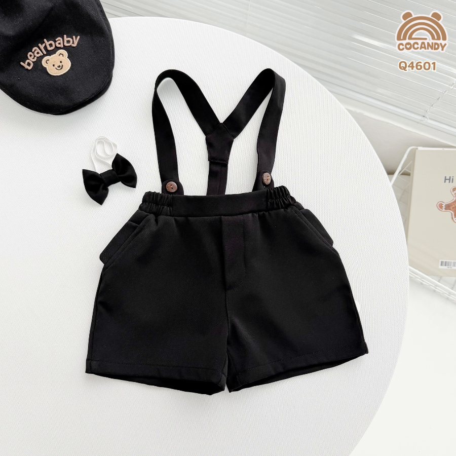 Yếm quần cộc ĐEN 2 túi chéo hông_thumbnail_5