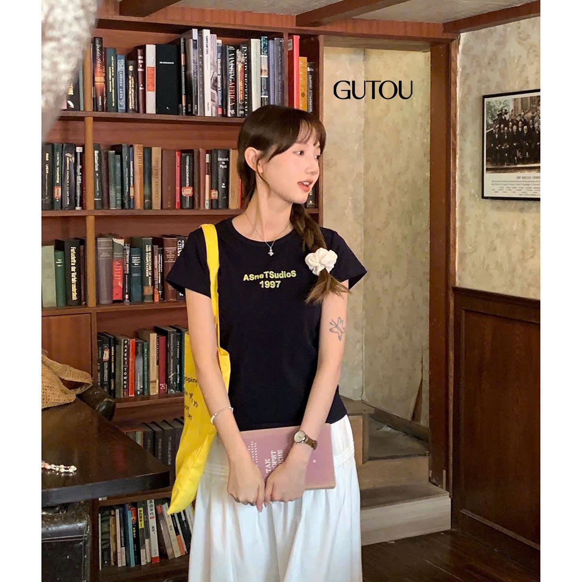 [ GUTOU ] Áo Thun In Chữ ASneTStudios 1997_thumbnail_3