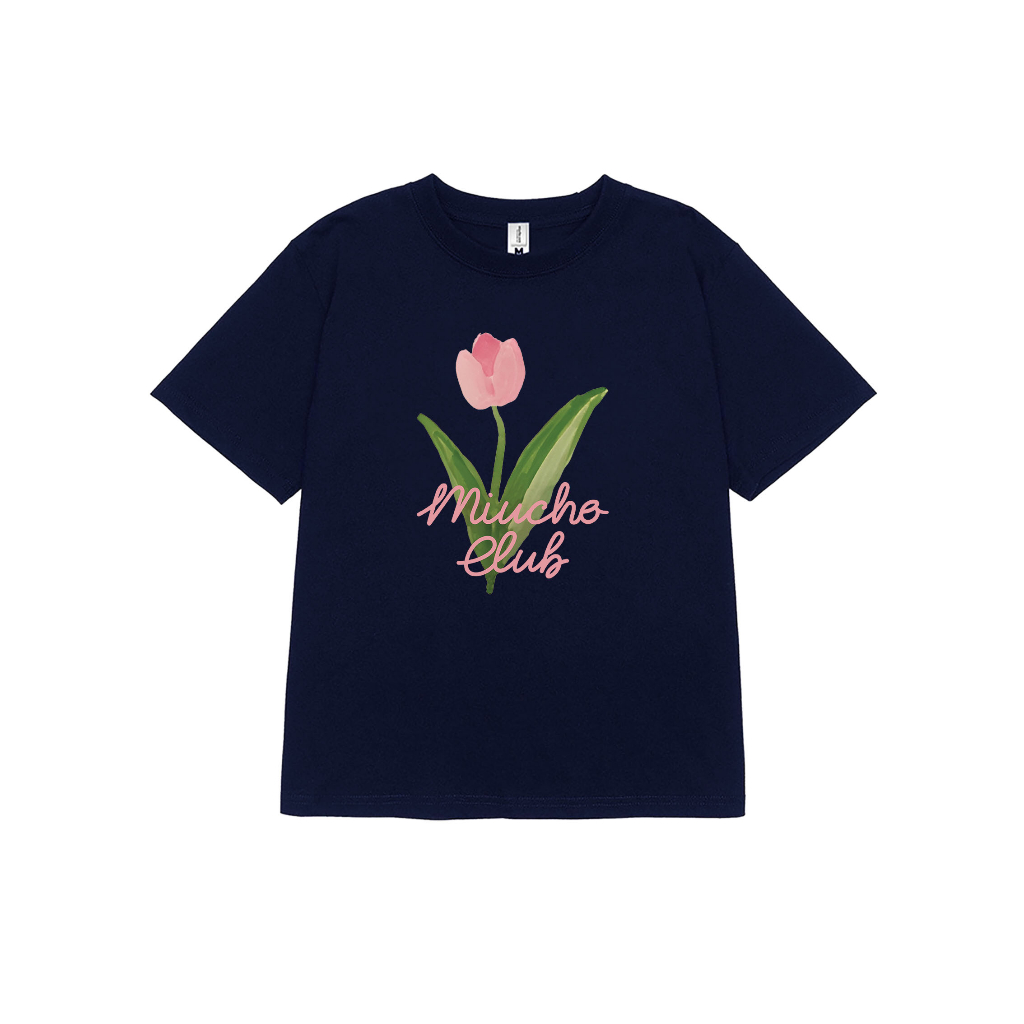 Áo baby tee hoa tuplip xinh xắn ABD306 Miucho cotton cổ tròn in graphic_thumbnail_11