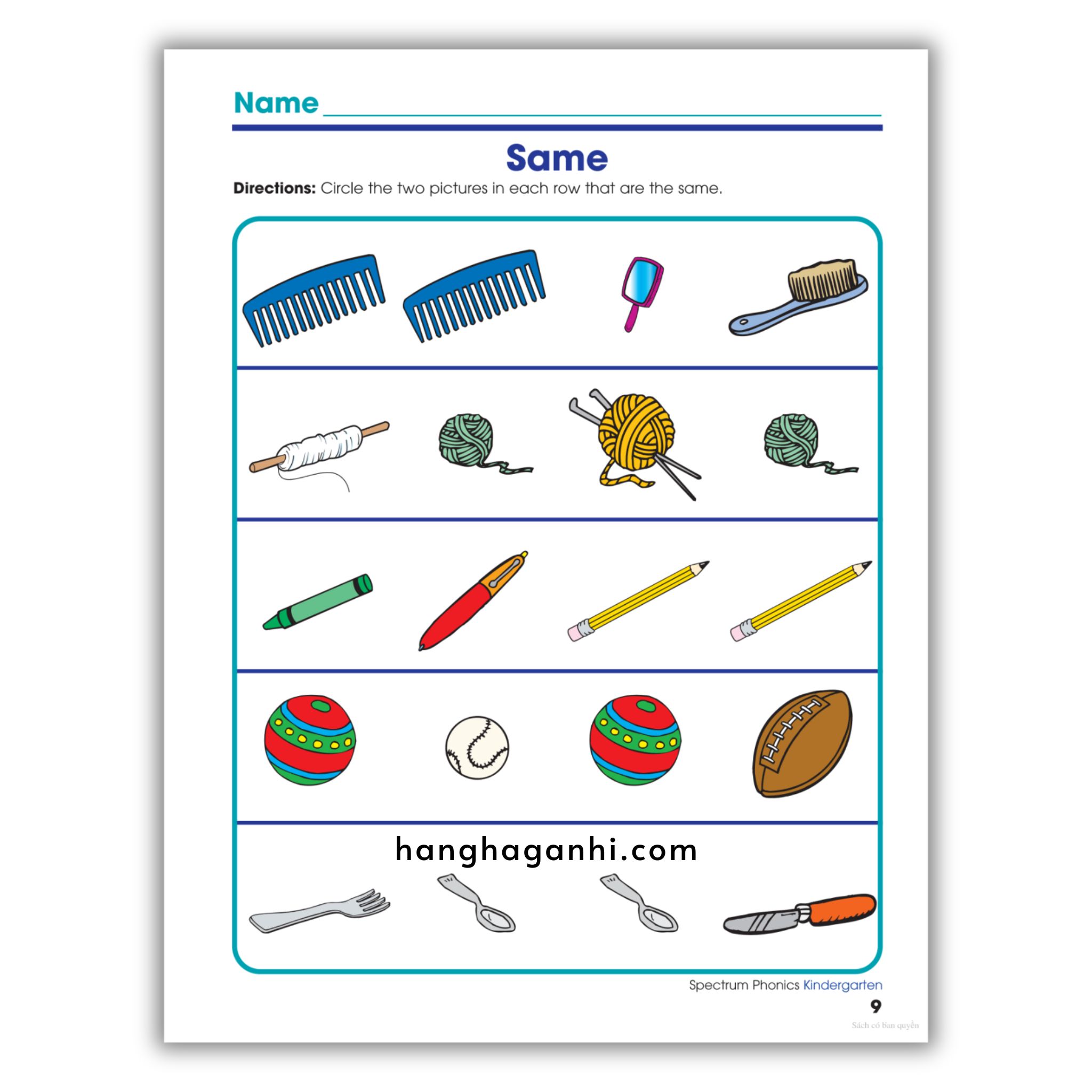 Sách Spectrum Phonics Workbook Grade K_thumbnail_14