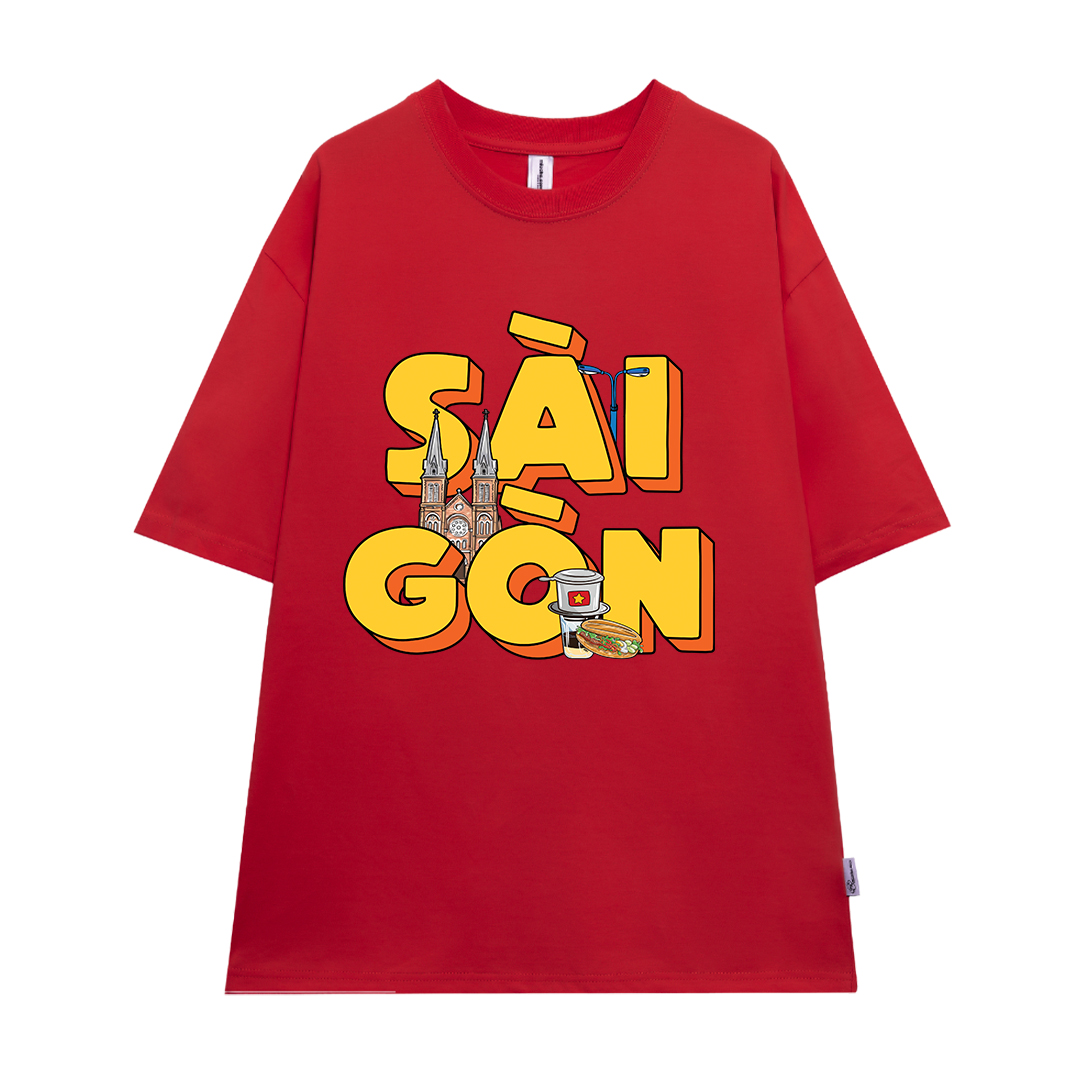 Áo thun form rộng du lịch các tỉnh thành Việt Nam 2281 Miucho vải cotton 4 chiều thoáng mát in mix_thumbnail_7
