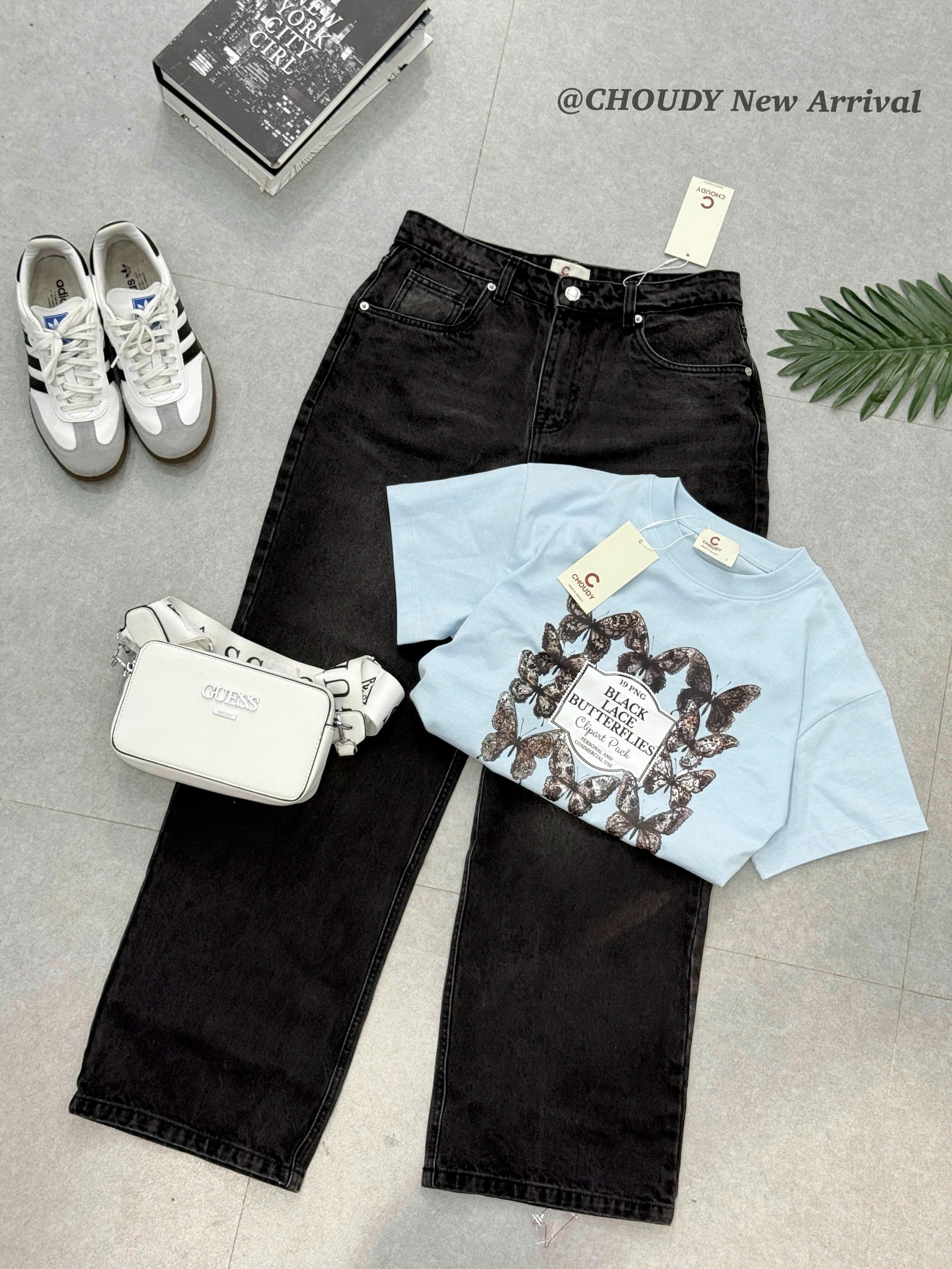 SALE Q26 QUẦN JEAN SUÔNG ĐEN