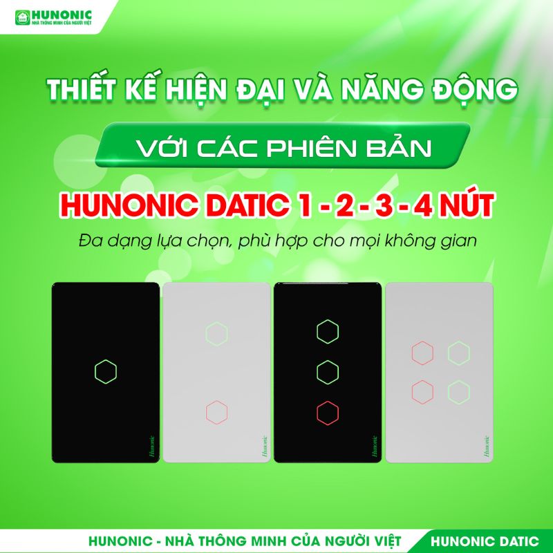 Công Tắc Cảm Ứng 3 Nút BLE Mesh Hunonic Datic Màu Trắng_thumbnail_3