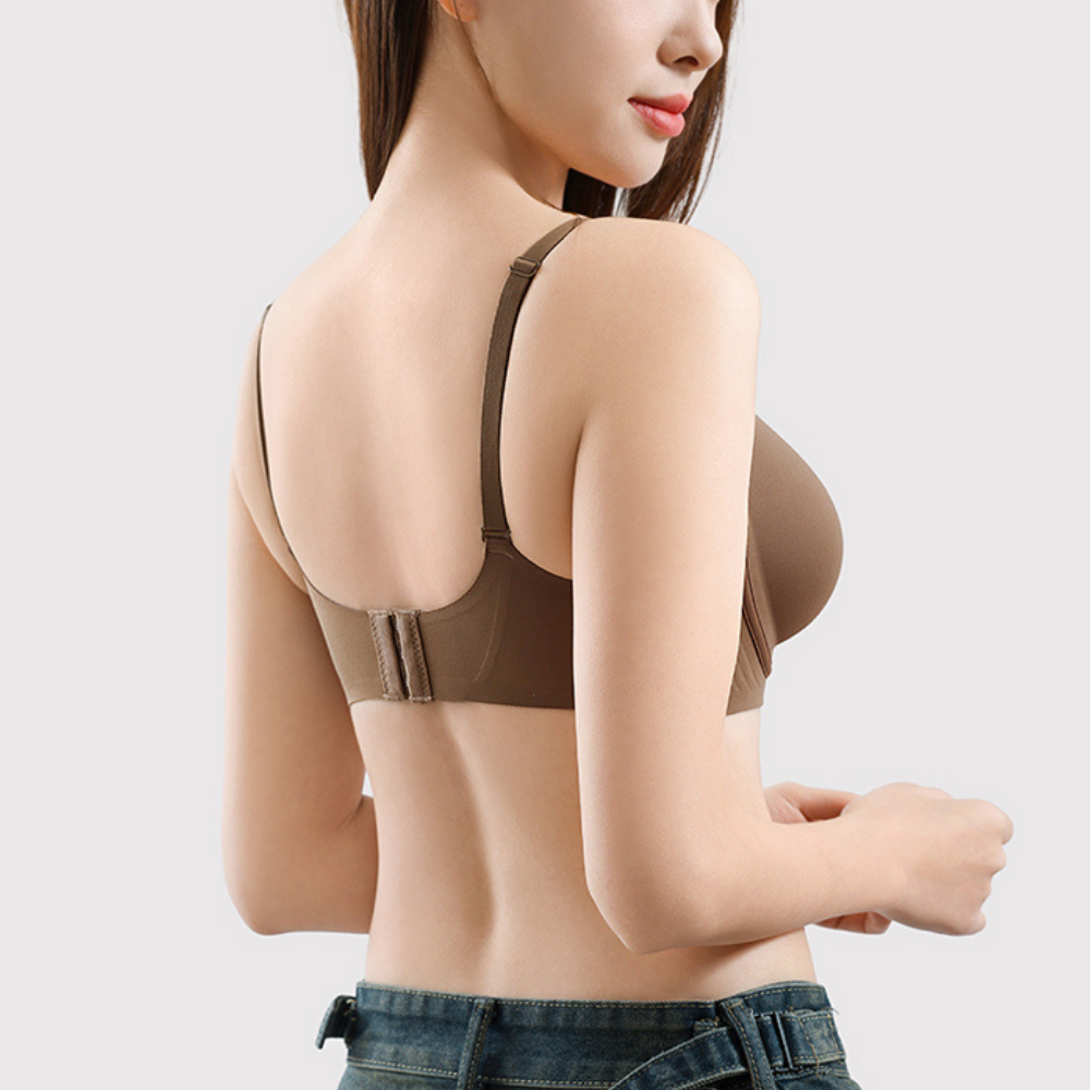 [Mã B68] Áo lót nữ su không gọng nâng ngực 3D mút dày 3cm, áo ngực bản to định hình dáng chuẩn, êm ái mặc cả ngày -- Vikam_thumbnail_5