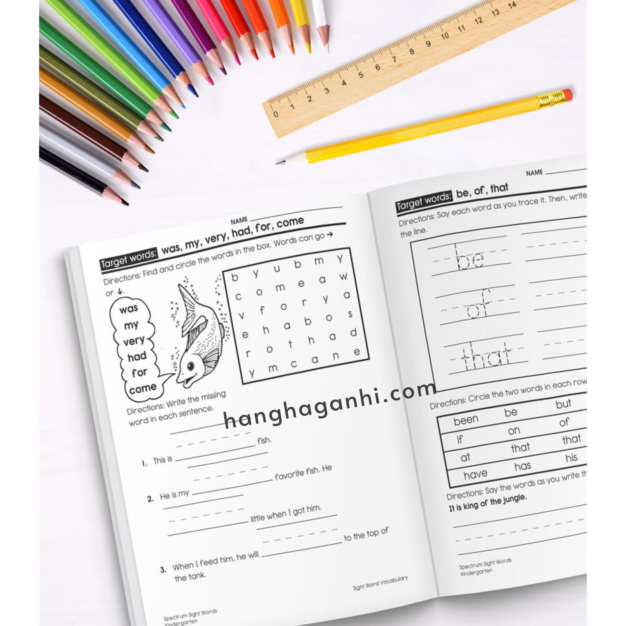Sách Spectrum Sight Words Workbook Grade K_thumbnail_3