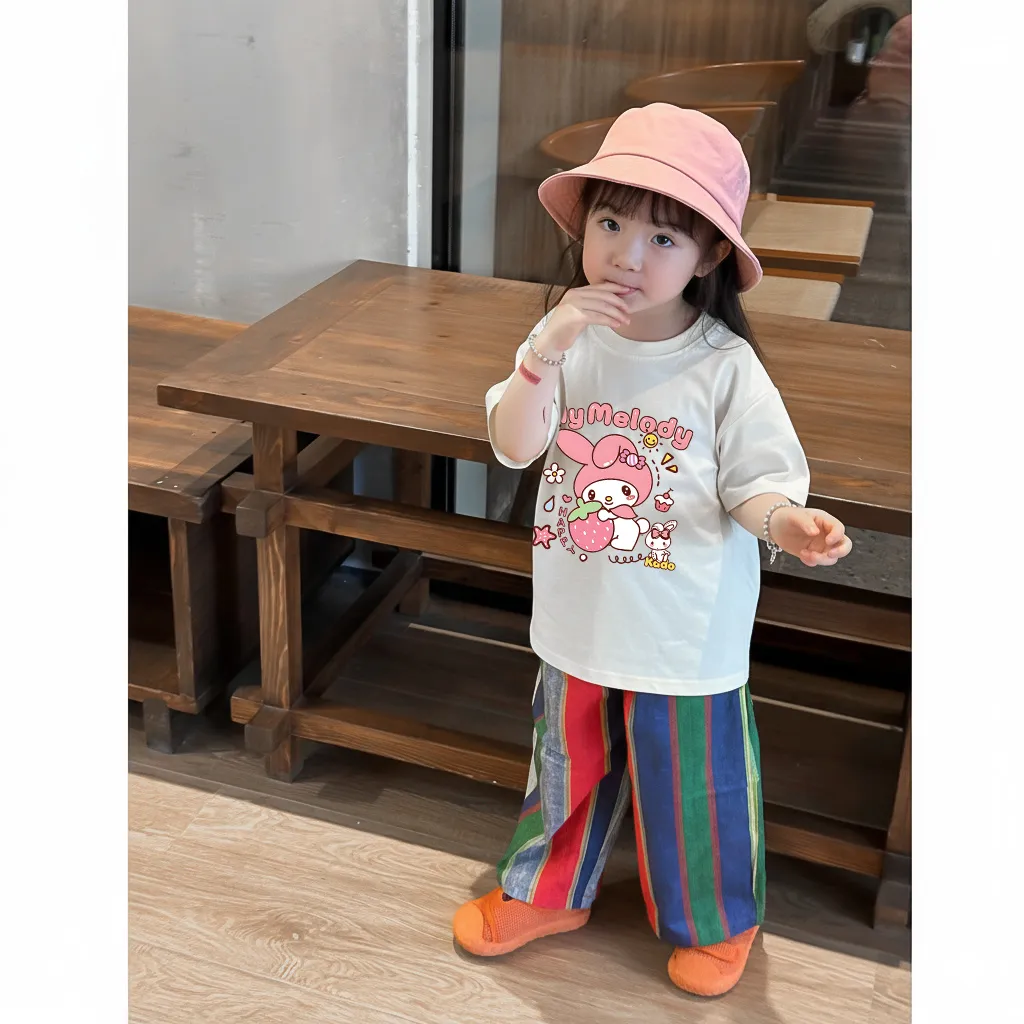 Áo thun cho bé Kado vải cotton thoáng mát tay ngắn cổ tròn hình in siêu cute 2868_thumbnail_5