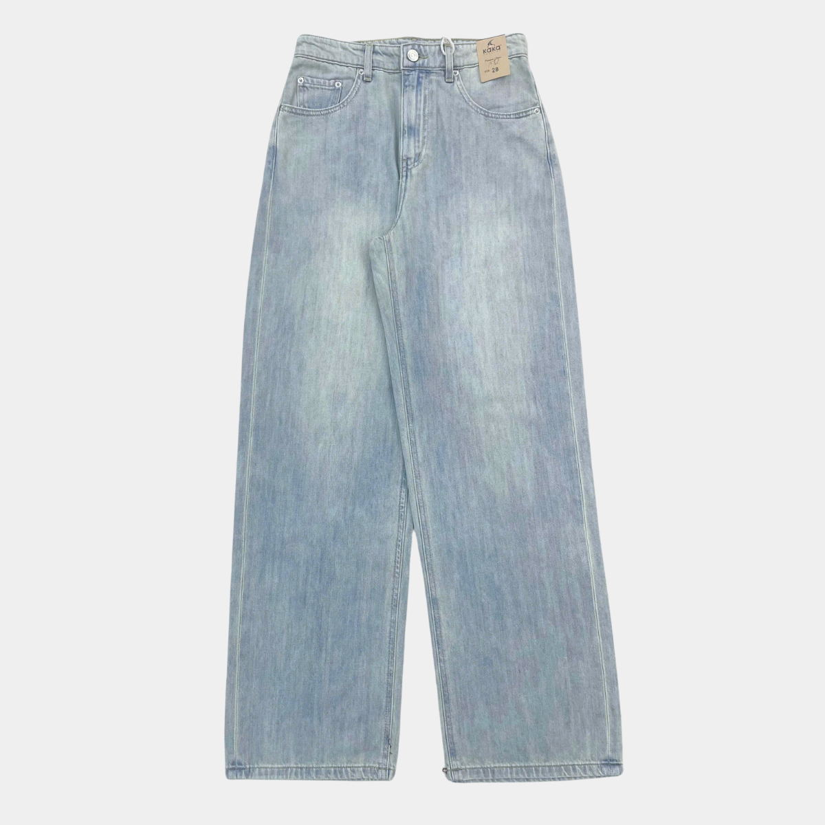 Quần Jean ống rộng Basic Túi trơn_thumbnail_10