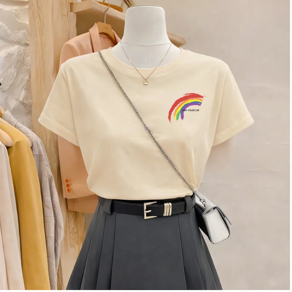 [Form vừa] Áo phông nữ màu Be nhiều mẫu - Loza G0467_thumbnail_5